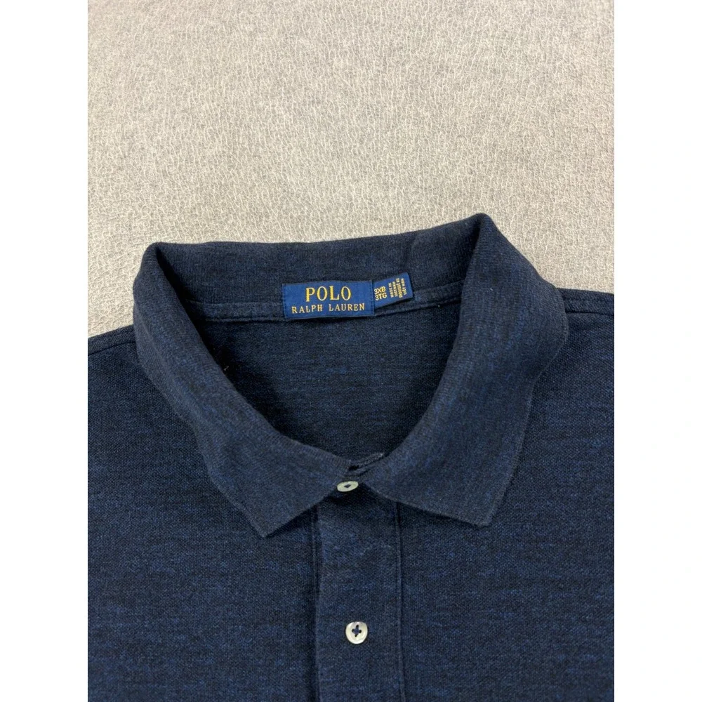 Polo Ralph Lauren Classic Solid Short Sleeve Polo Shirt (Men's 3XL Big) Blue